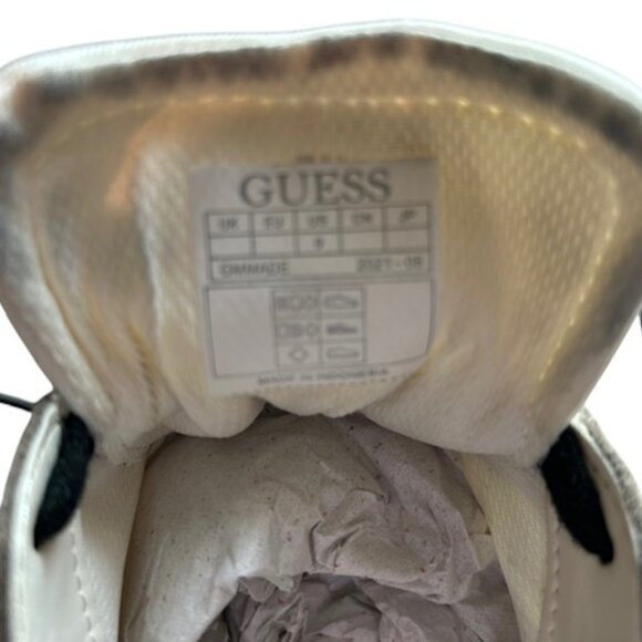 Men's GUESS Adax Sneaker-Size 9-Suede & Canvas Top-Lace Up-In Great Shape - Picture 8 of 11